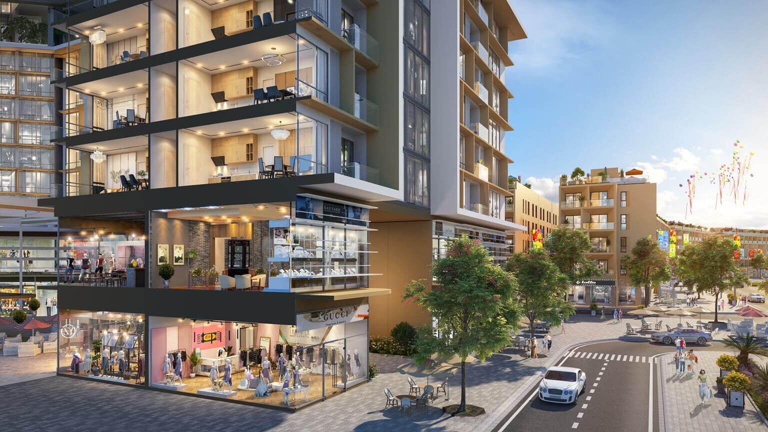 shophouse khối đế Taseco Land Mê Linh