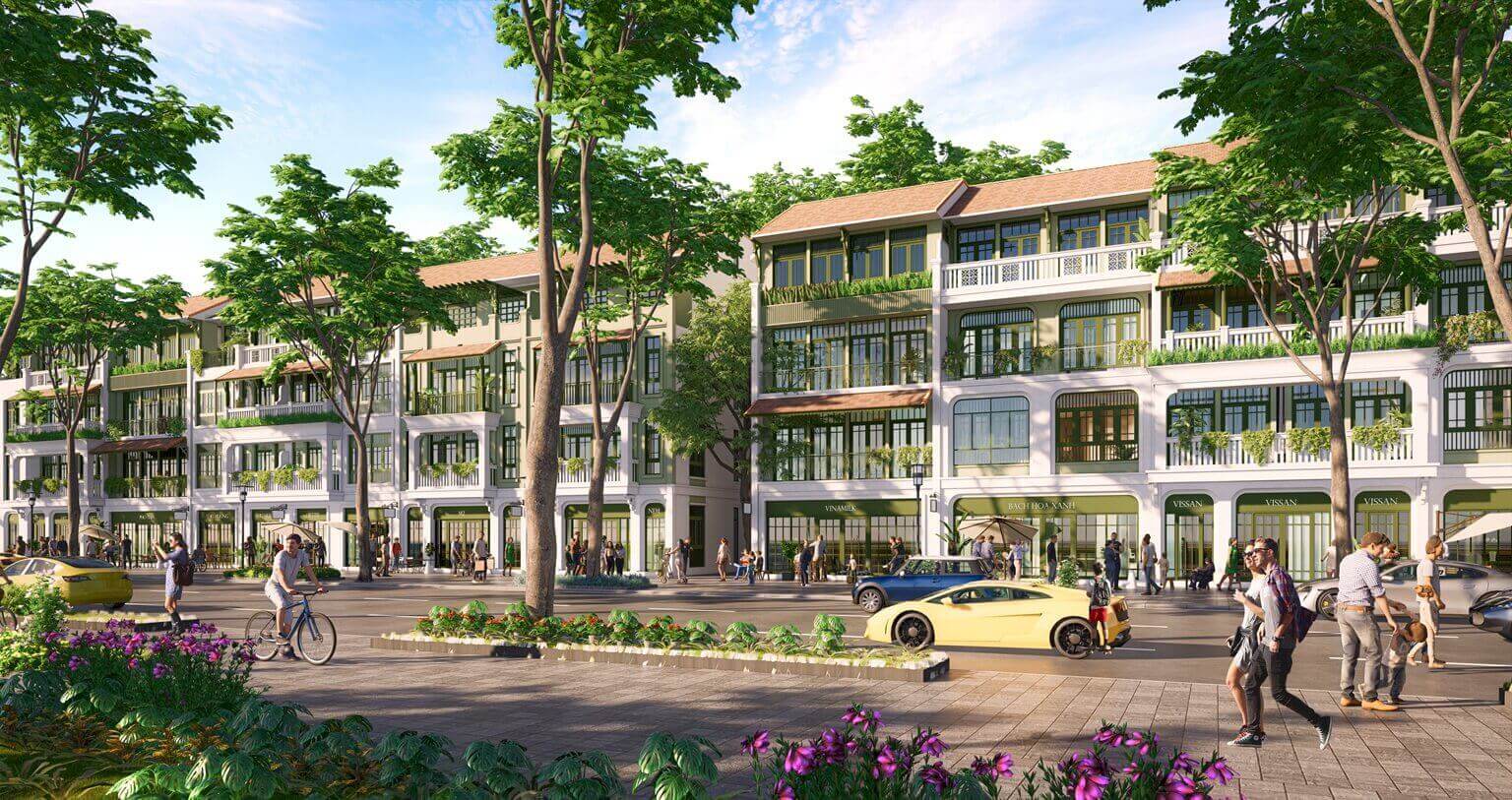 liền kề townhouse Taseco Mê Linh
